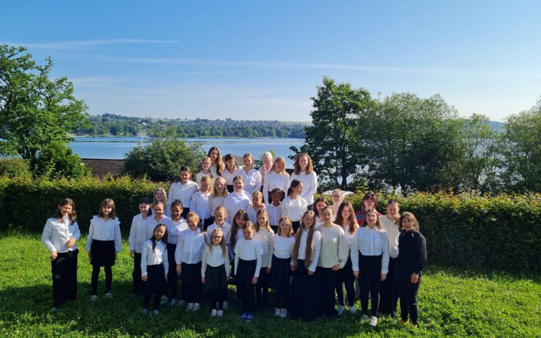 Der CANTA-Mädchenchor beim Chorwettbewerb in Erwitte